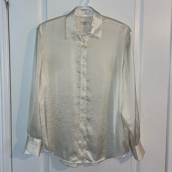 Aritzia Wilfred Silk Blouse - Picture 1 of 3